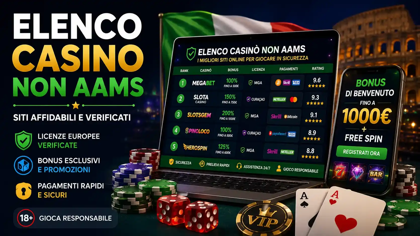 Elenco casino non aams