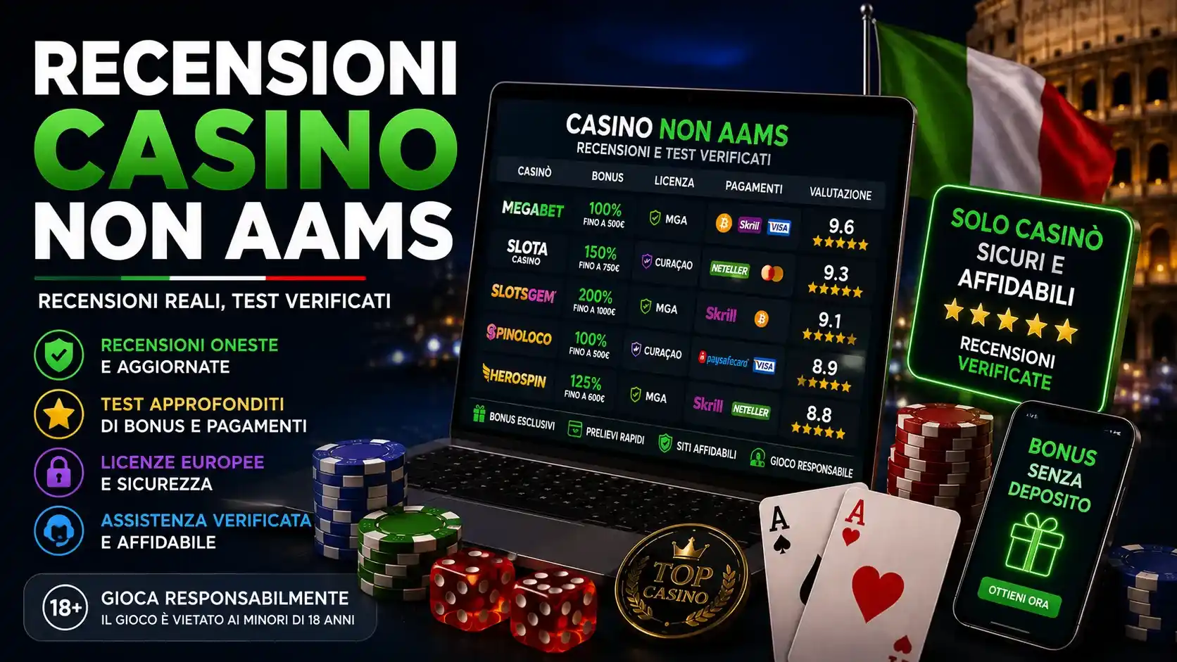 Recensioni casino non aams